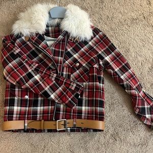 Rag & bone, winter jacket with shearling, XS ( fits between 4-6 tho)